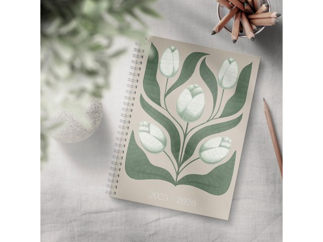 Kalender Study Story Blomma A5 25/26