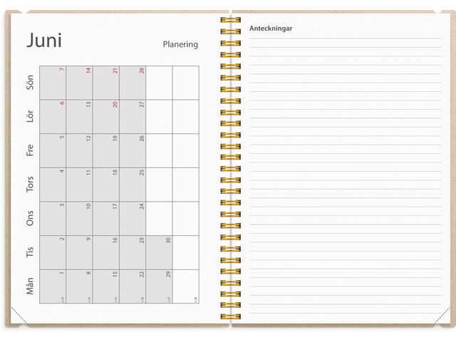 Kalender Study Story Rand A5 25/26