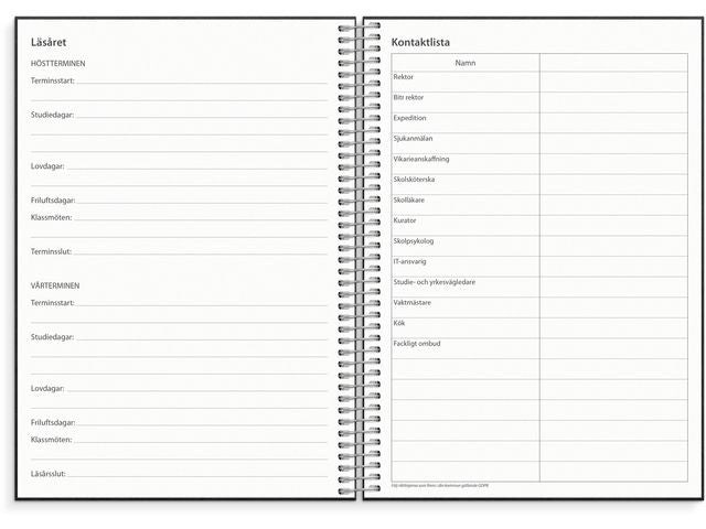 Noteringskalendern för lärare A5 25/26