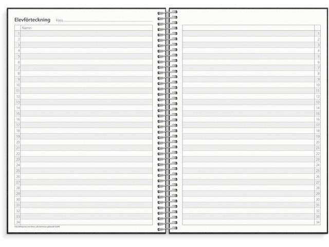 Noteringskalendern för lärare A5 25/26
