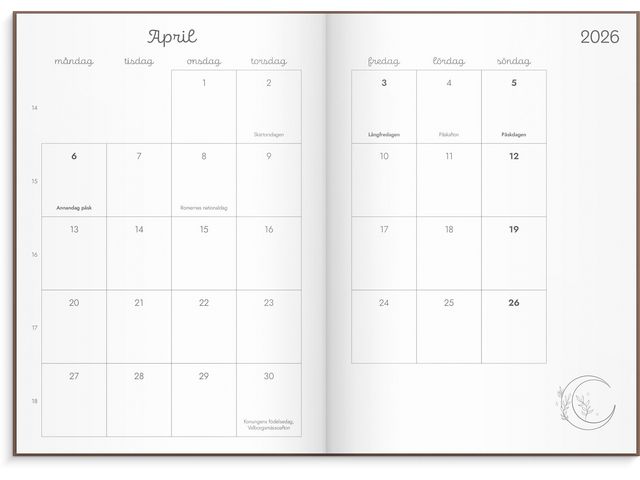 Kalender 25/26 Doodle inbunden