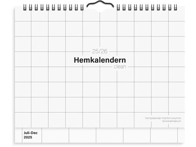 Hemkalendern Clean 25/26