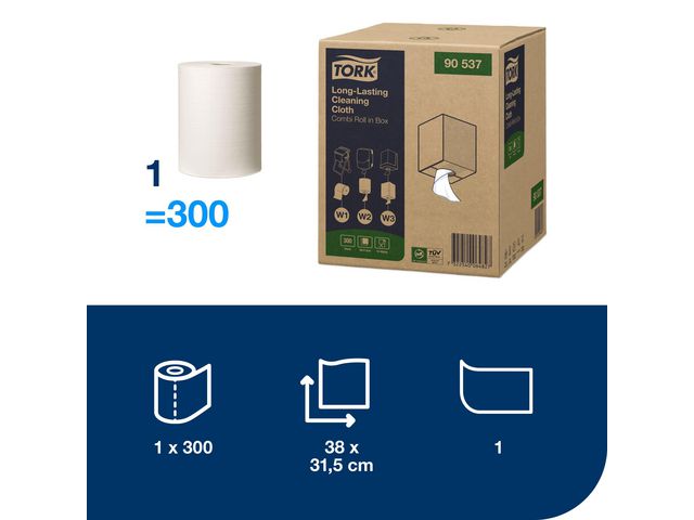 Rengöringsduk TORK Pre W1/2/3 Slit 114m