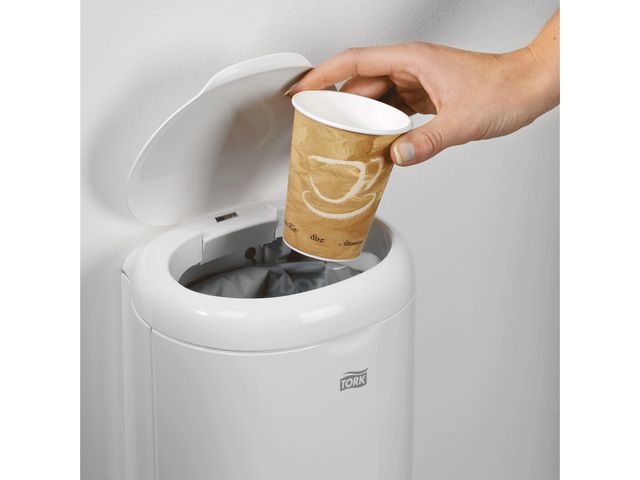 Papperskorg TORK B3 5L vit