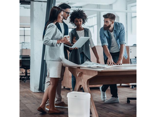 Papperskorg TORK B2 20L Vit