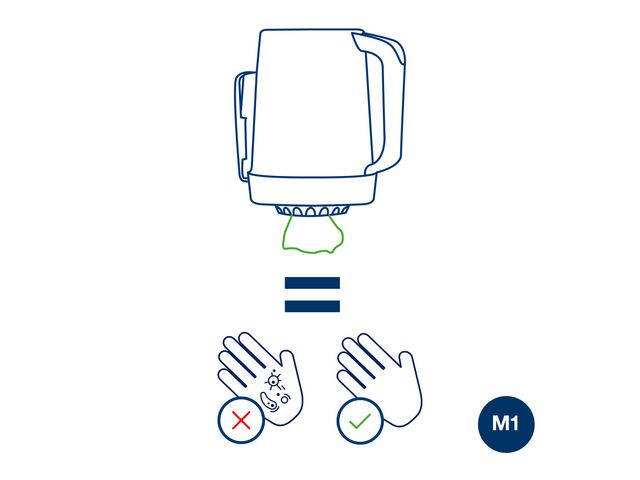 Dispenser TORK M1 Bärbar Mini turkos