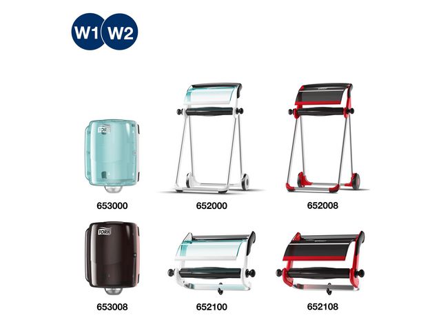 Industritork TORK Pre W1/2 blå 2/fp