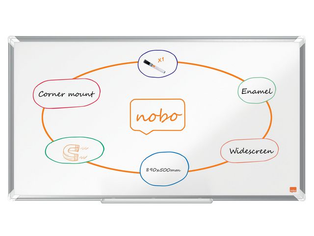 Whiteboard NOBO premium emalj 40'