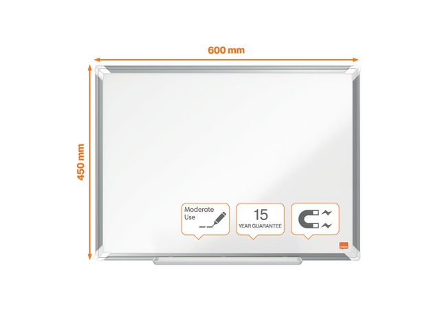 Whiteboard NOBO premium stål 60x45cm