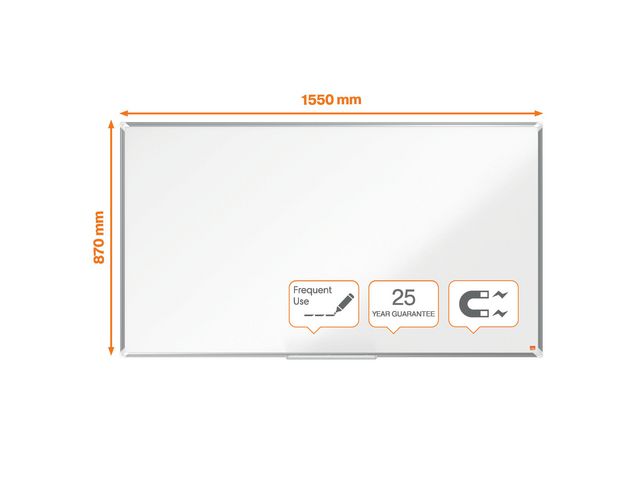 Whiteboard NOBO premium emalj 70'