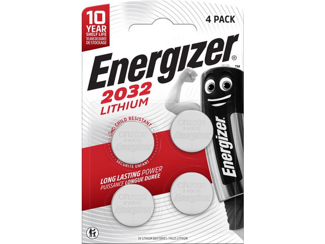 Batteri ENERGIZER Lithium CR2032 4/fp