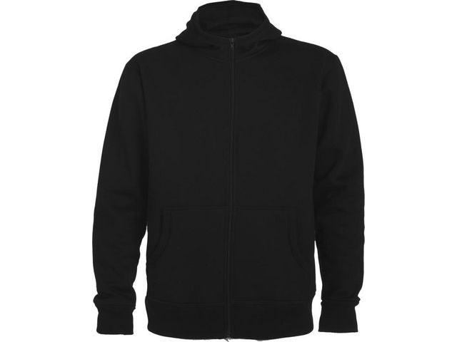 Hoodie zip ROLY Montblanc uni svart XL