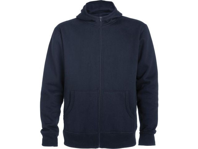 Hoodie zip ROLY Montblanc uni marin L