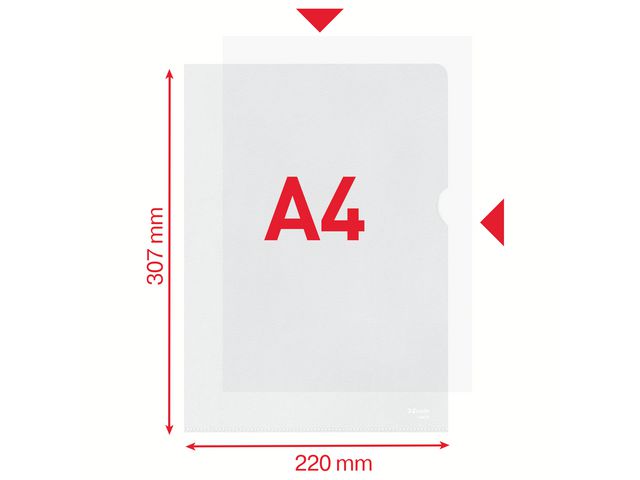 Aktmapp ESSELTE kraftig A4 0,18 ofärgad