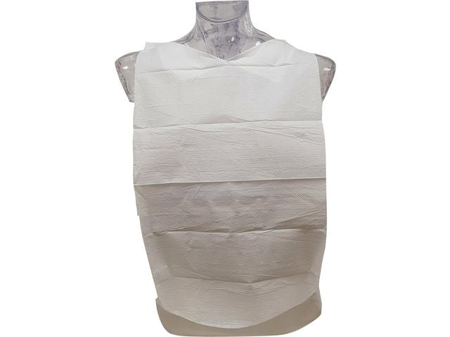 Haklapp BIO med tejp vit 100/fp