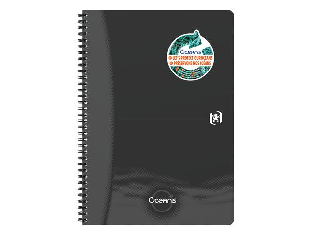 Kollegieblock Oxford oce A4 rut. svart