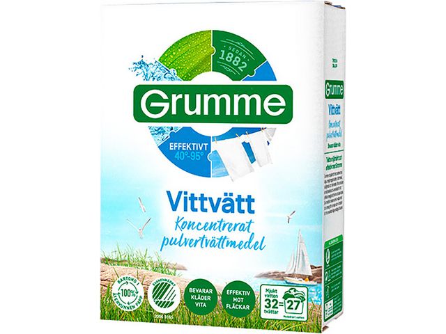 Tvättmedel GRUMME Vittvätt 1,12kg