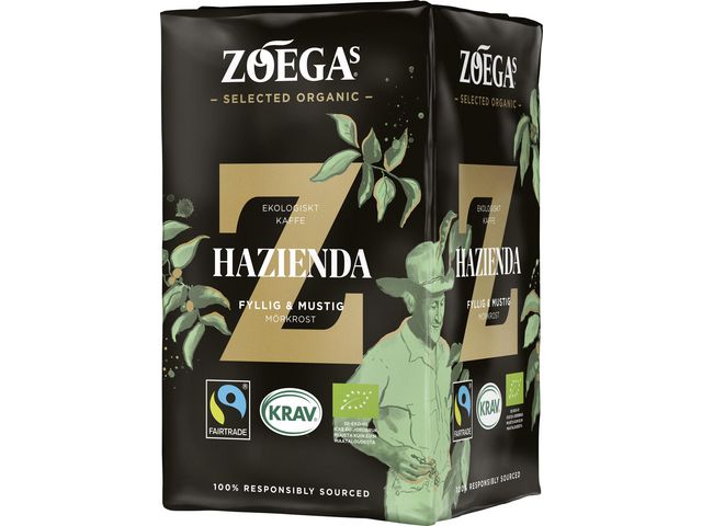 Kaffe ZOÉGAS Hazienda ekologiskt 450g