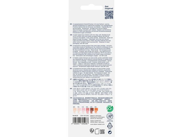 Fiberpenna Goldfaber Aqua Dual hud 6/fp