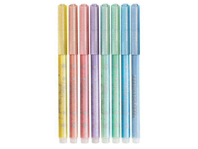Fiberpenna FABER Glitter pastel 8/fp
