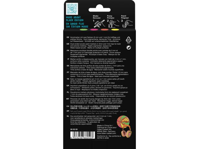 Fiberpenna shake&Paint neon 4/fp