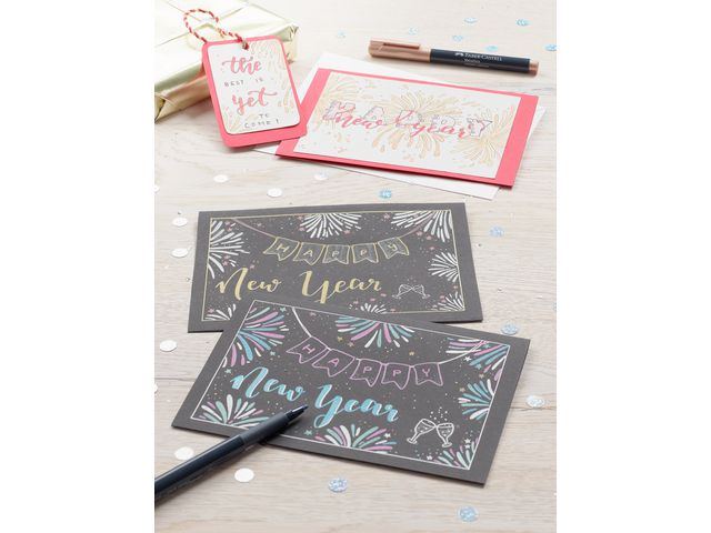 Fiberpenna FABER CASTELL Metallics 6/fp