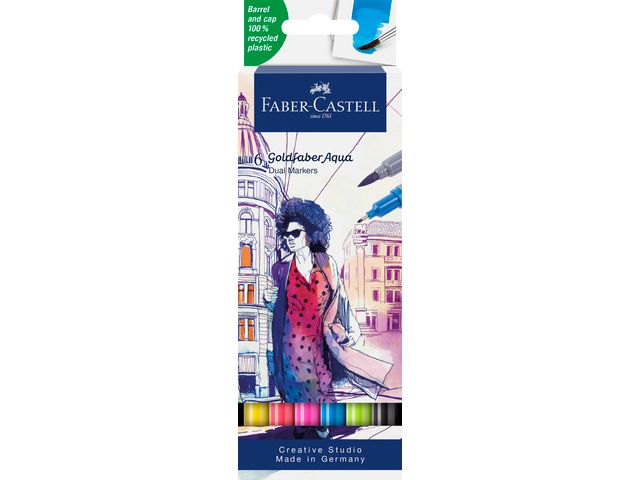 Fiberpenna Goldfaber Aqua Dual 6/fp