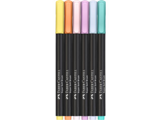 Fiberpenna Black Edition pastel 6/fp