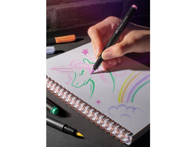 Fiberpenna Black Edition pastel 6/fp