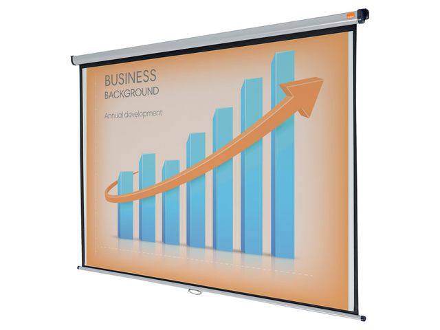 Projektionsduk NOBO vägg 195x146cm