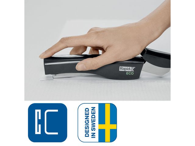 Häftapparat RAPID ECO FX StandUp svart