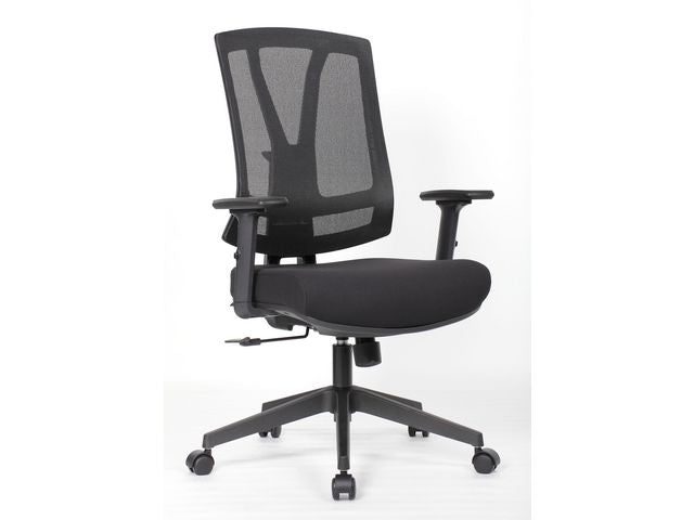 Konstorsstol LYRECO Orion mesh svart