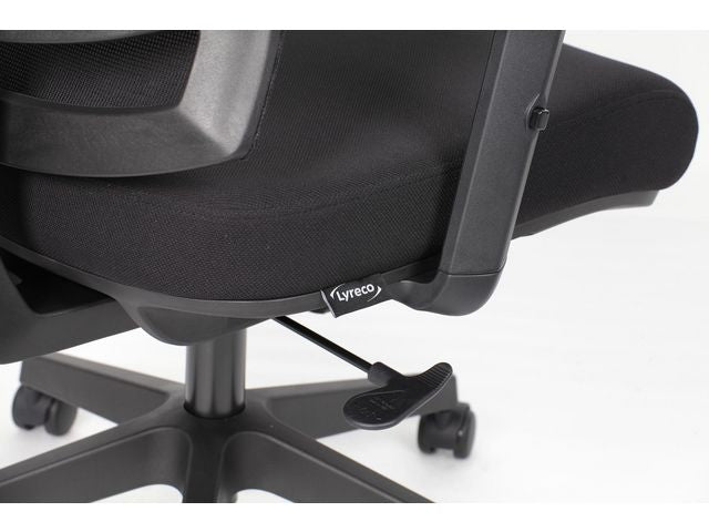 Konstorsstol LYRECO Orion mesh svart