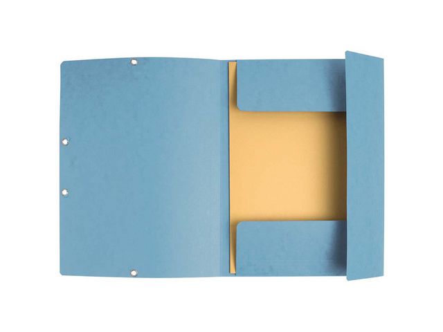 Gummibandsmapp EXACOMPTA 3-klaff A4 sort