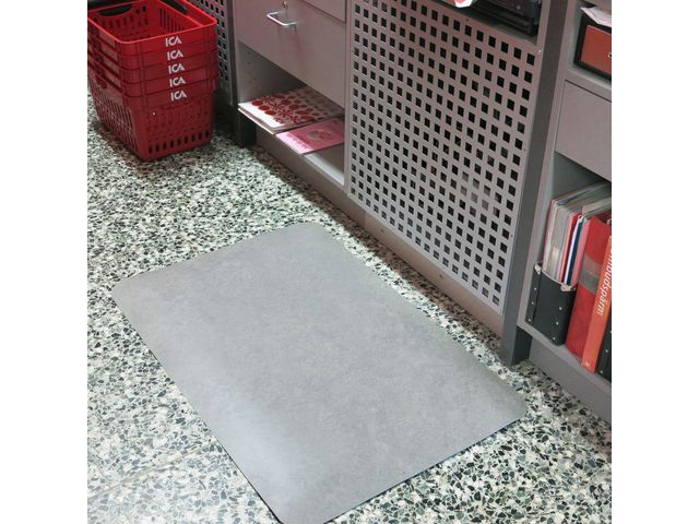 Arbetsplatsmatta Yoga Step 61x91cm lgrå