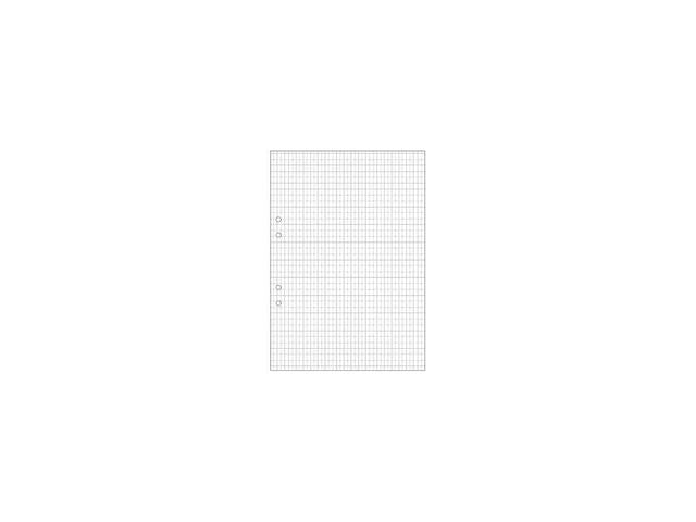 Lösblad A4 rutat 5x8mm hålat 500/fp