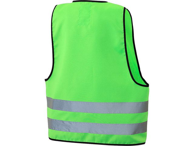 Reflexväst med dragkedja Barn-S grön