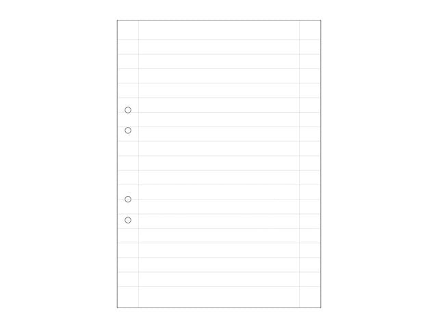 Lösblad A4 linjerat 14,5mm hålat 500/fp