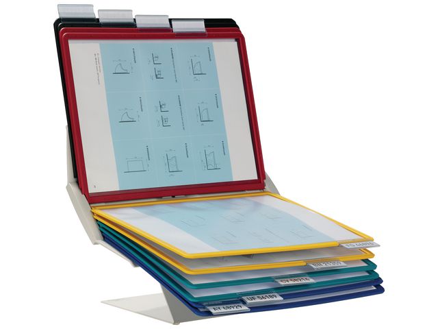 Bords/Väggställ A4 Vario med 10 ramar