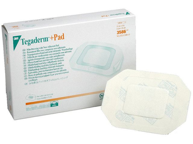Tegaderm+pad 3586 9x10cm 25/fp