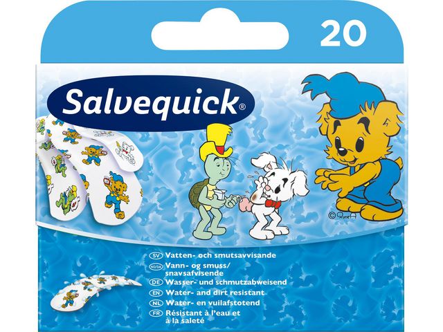 Plåster SALVEQUICK Bamse 20/fp