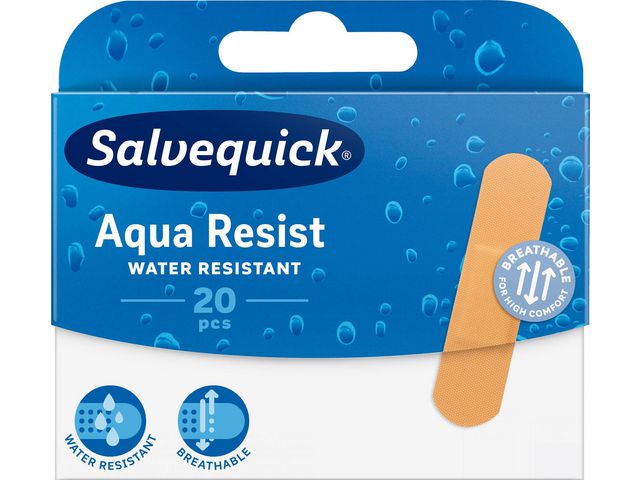 Plåster SALVEQUICK Aqua resist M 20/fp