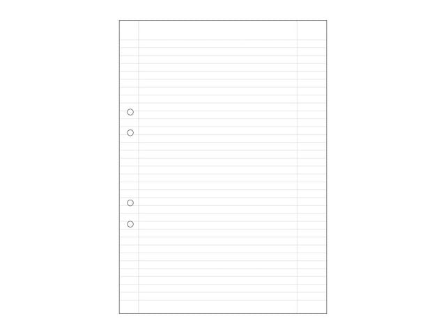 Lösblad A4 linjerat 8, 5mm hålat 500/fp