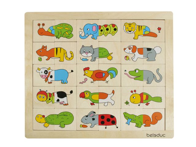 Pussel Mixa och Matcha Djur