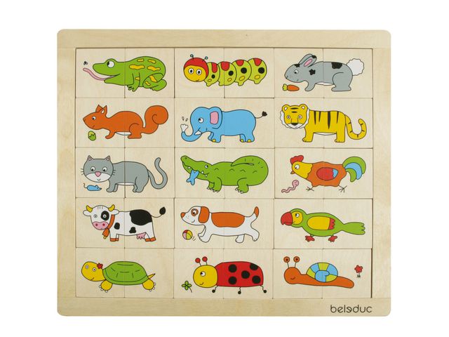 Pussel Mixa och Matcha Djur