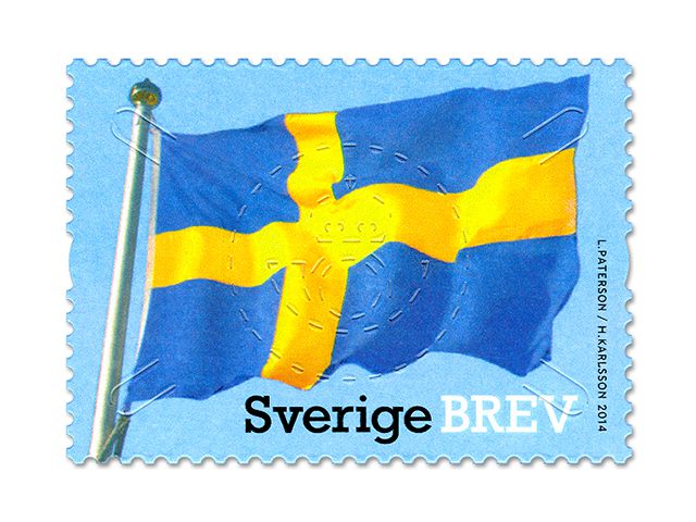 Frimärke inrikes rulle 100/rl