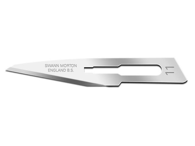 Skalpellblad SwannMorton No11 100/fp
