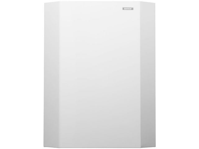 Papperskorg KATRIN vit metall 25L