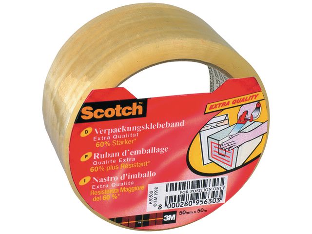 Packtejp SCOTCH 309 PP 50mmx66m klar