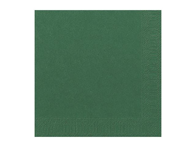 Servett 3-lags 33x33cm mörkgrön 125/fp